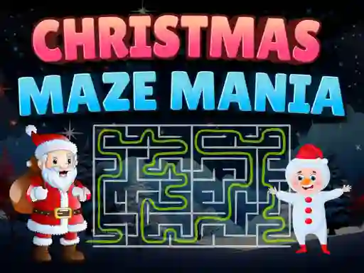 Игра Christmas Maze Mania онлајн