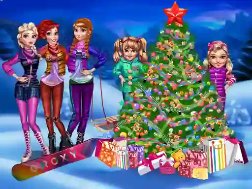 Игра Princess Christmas Night онлајн