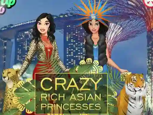 Игра Crazy Rich Asian Princesses онлајн