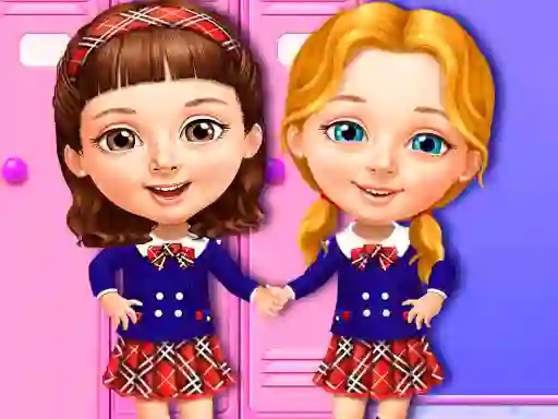 Игра Sweet Baby Girl Cleanup Messy School онлајн
