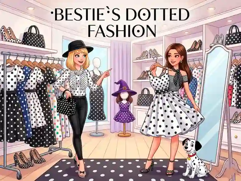 Игра Bestie`s Dotted Fashion онлајн