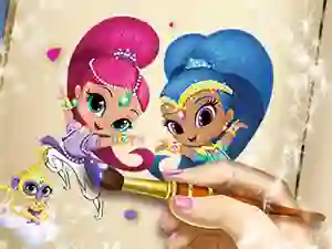 Игра Shimmer And Shine Coloring Book онлајн
