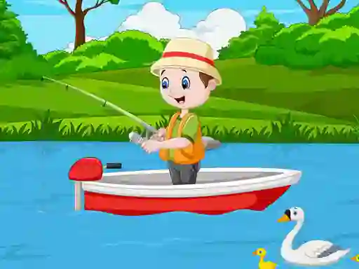 Игра Fishing Jigsaw онлајн
