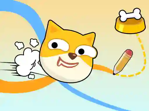 Игра Doge Rush Draw Home Puzzle онлајн