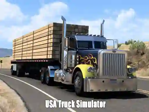 Игра USA Truck Simulator 2024 онлајн