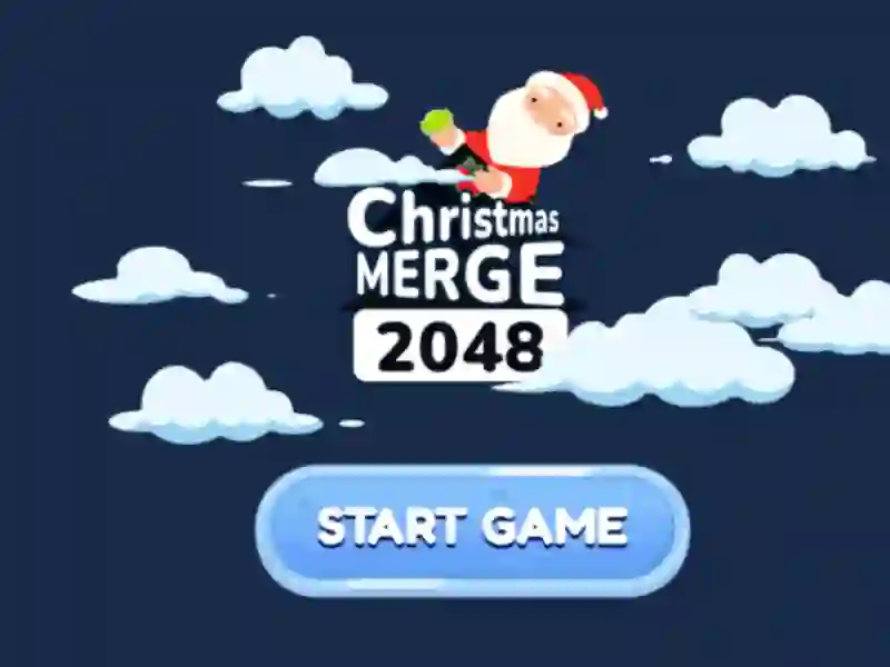 Игра Christmas Merge 2048 онлајн