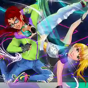 Игра BFF street dancing онлајн
