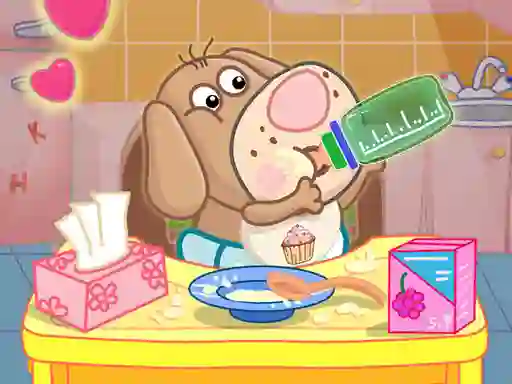 Игра Hippo Baby Care Game онлајн