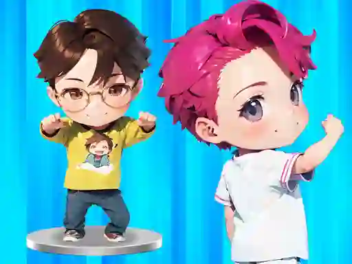 Игра BTS Chibi Claw Machine онлајн