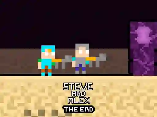 Игра Steve and Alex TheEnd онлајн