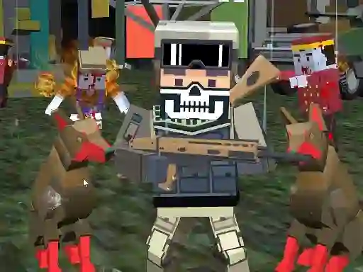 Игра MultiGun Arena 3D Zombie Survival онлајн