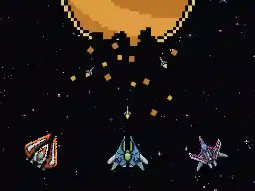 Игра Galactic Pixel Storm онлајн