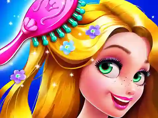 Игра Long Hair Princess Hair Salon онлајн