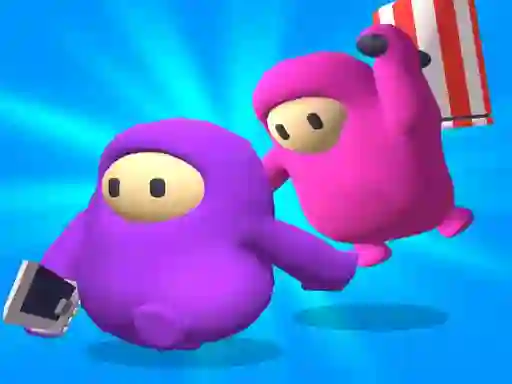 Игра Fall Heroes Fun Guys Run онлајн