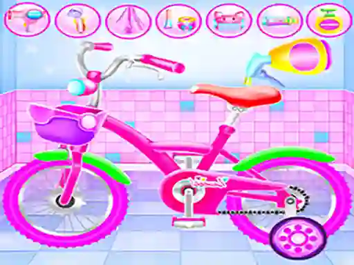 Игра Girl Bike Fix & Washing Salon онлајн