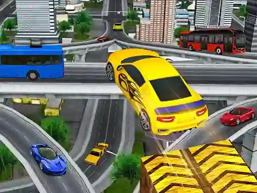 Игра Crazy Car Impossible Stunt Challenge Game онлајн