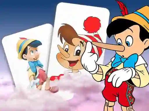 Игра Pinocchio Memory card Match онлајн