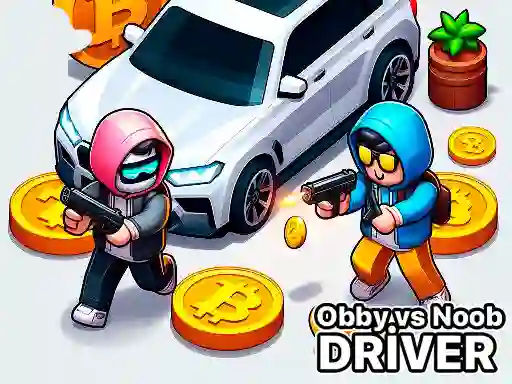 Игра Obby vs Noob Driver онлајн