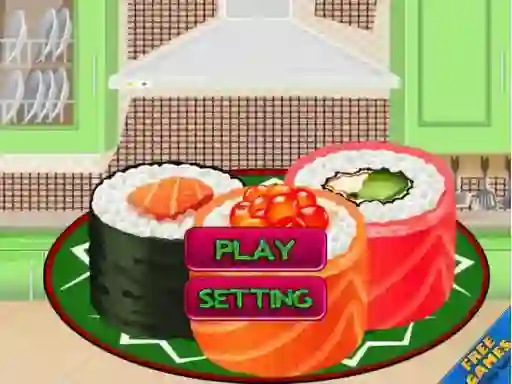 Игра Sushi Roll 3D Cool онлајн