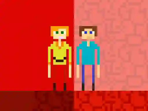 Игра Two Player Stick Steve and Alex онлајн