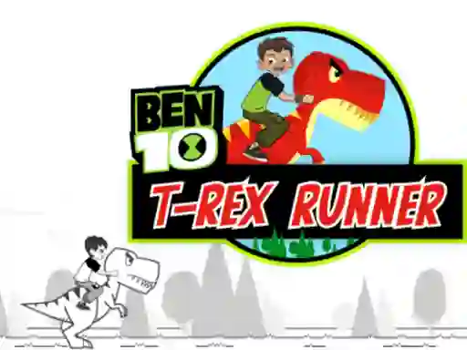 Игра Ben 10 T-Rex Runner онлајн