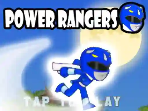 Игра Blue Ranger High Jump онлајн