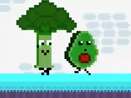 Игра Cat Chef vs Fruits - 2 Player онлајн