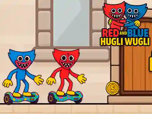Игра Red and Blue Hugli Wugli онлајн
