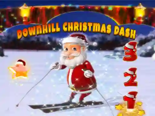 Игра Downhill Christmas Dash онлајн