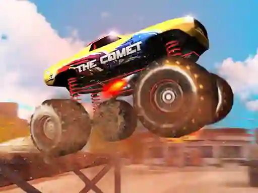 Игра Monster Truck Stunt Racer онлајн