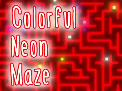 Игра Colorful Neon Maze онлајн