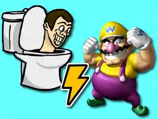 Игра Skibidi Toilet vs Wario онлајн