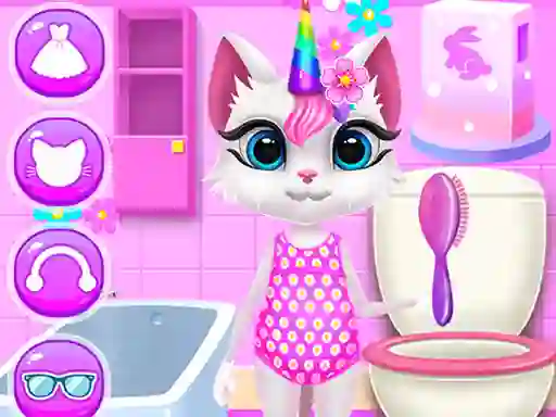 Игра Kitty Unicorn Daily Care онлајн