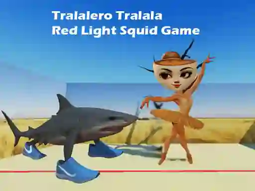 Игра Tralalero Tralala Red Light Squid Game онлајн