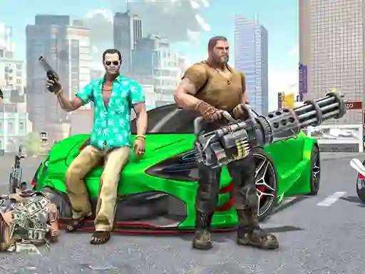 Игра Real Gangster City Crime Car Simulator Game онлајн