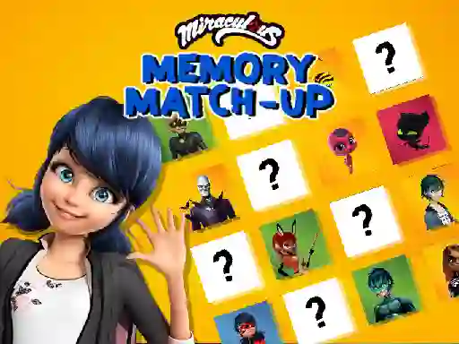 Игра Miraculous Memory Match Up онлајн