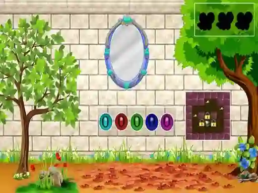 Игра White Brick Backyard Escape онлајн
