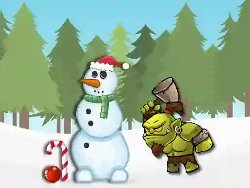 Игра Running On Christmas онлајн