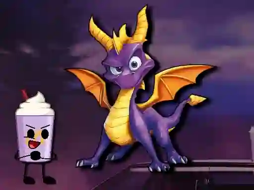 Игра Flappy Spyro Grimace онлајн