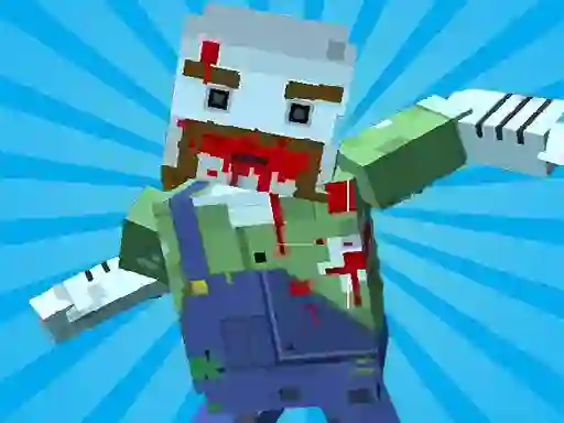 Игра Blocky Gun Warfare Zombie онлајн