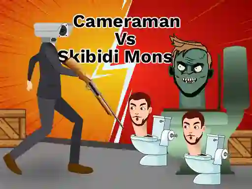 Игра Cameraman vs Skibidi Monster: Fun Battle онлајн