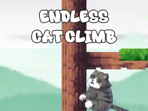 Игра Endless Cat Climb онлајн