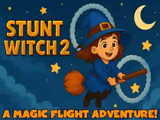 Игра Stunt Witch 2 онлајн