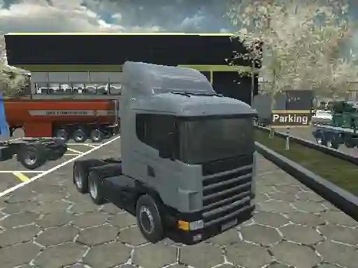 Игра American 18 Wheeler Truck Sim онлајн