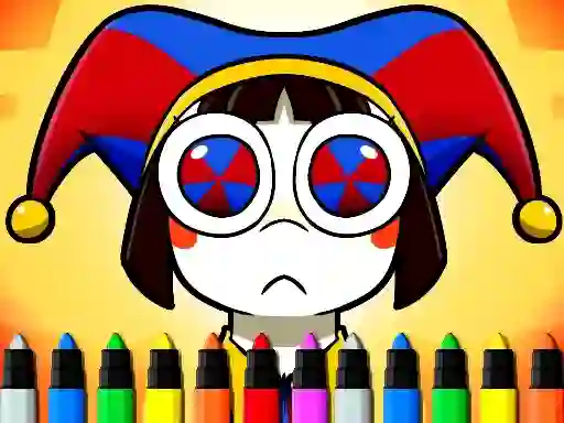 Игра Digital Circus Coloring Adventure онлајн