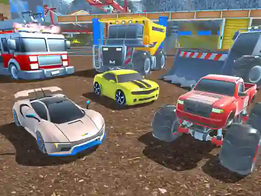 Игра Mad Cars Racing and Crash онлајн