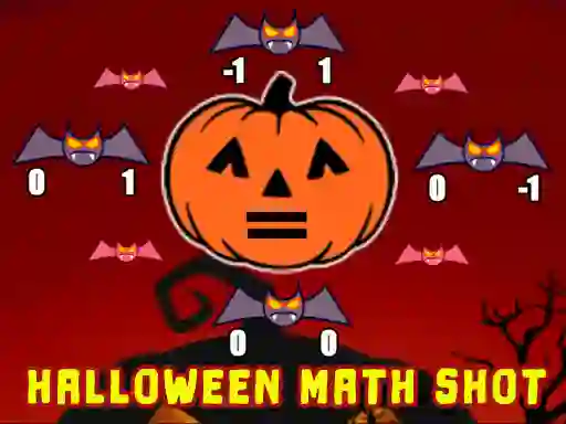 Игра Halloween Math Shot онлајн
