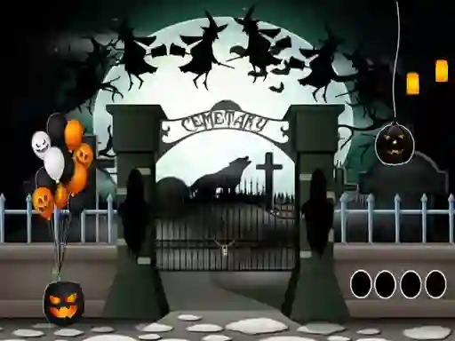 Игра Halloween Cemetery Escape 2 онлајн