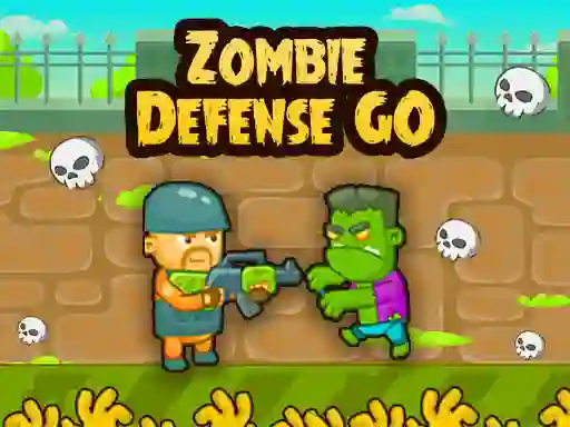 Игра Zombie Defense GO онлајн