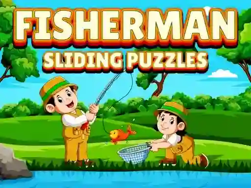 Игра Fisherman Sliding Puzzles онлајн